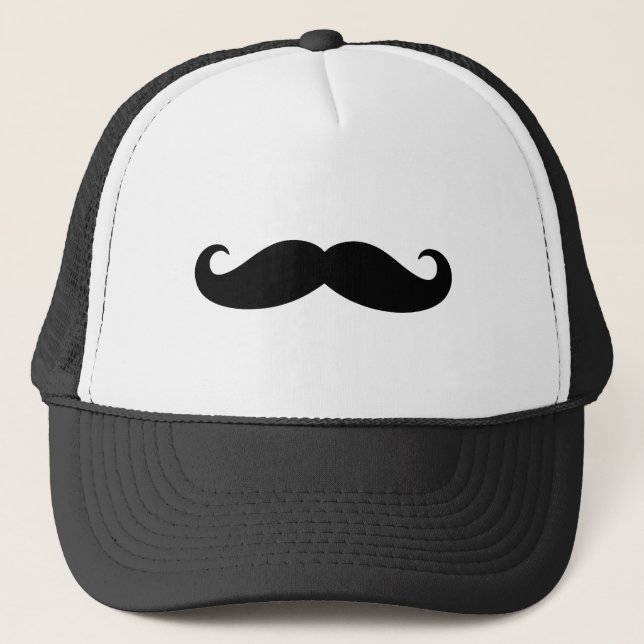 Mustache Mustache, Moustache design Trucker Hat (Front)