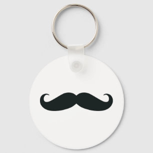 Mustache Mustache Mustache Key Ring