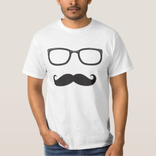 mustache T shirt