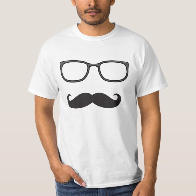 mustache T shirt (Front)