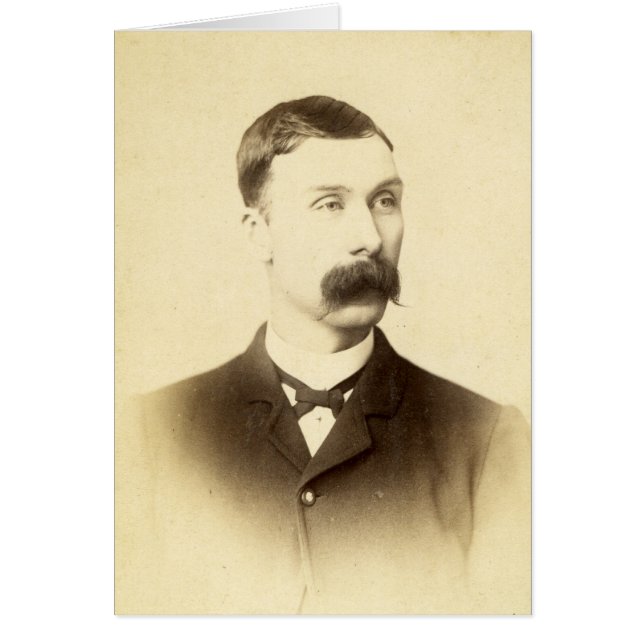 Mustache Vintage Victorian Gentleman Old Fellow (Front)