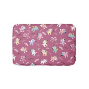 Mustachio Unicornio! Bath Mat