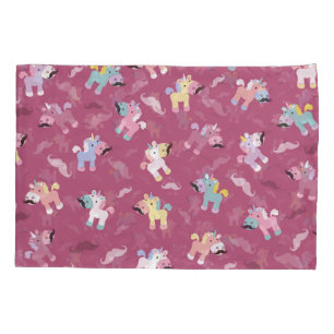 Mustachio Unicornio Pillowcase