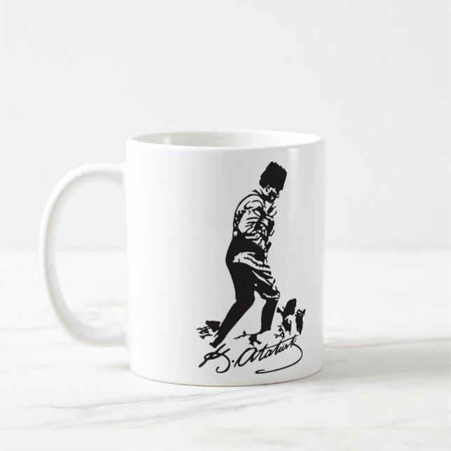 Mustafa Kemal Ataturk Coffee Mug (Left)