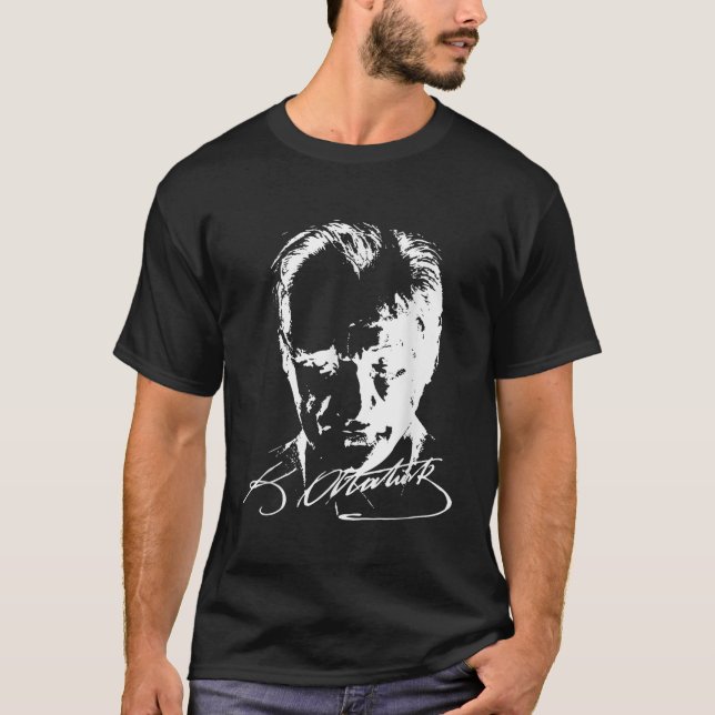 Mustafa Kemal Ataturk Father of Turkey T-Shirt (Front)