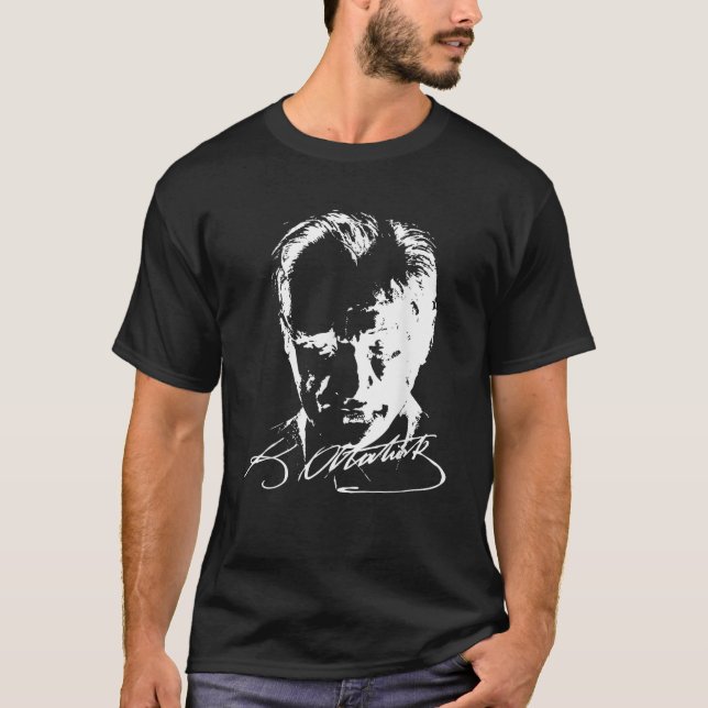 Mustafa Kemal Ataturk Father of Turkey  T-Shirt (Front)