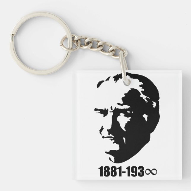 Mustafa Kemal Ataturk Key Ring (Front)