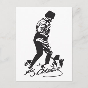 Mustafa Kemal Ataturk Postcard