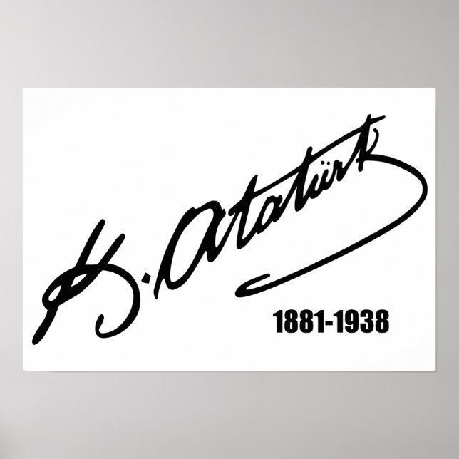 Mustafa Kemal Ataturk Poster (Front)