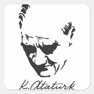 Mustafa Kemal Ataturk Square Sticker