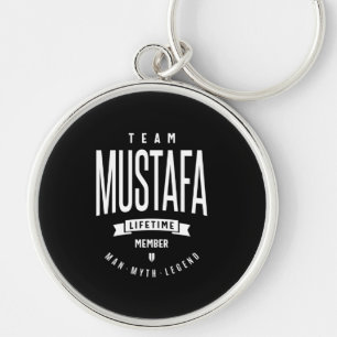 Mustafa Personalised Name Birthday Gift Key Ring