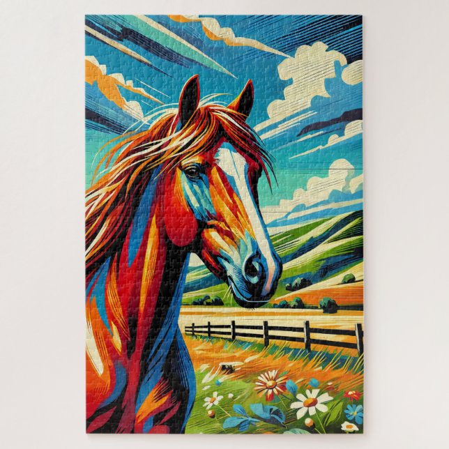 Mustang 1000 Piece Puzzle (Vertical)