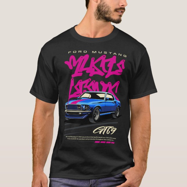 Mustang 1969 Gt T-Shirt (Front)