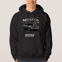 Mustang Boss Classic Car Illustration