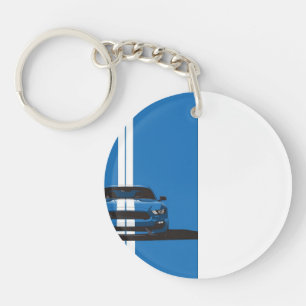 mustang car,Acrylic keyring