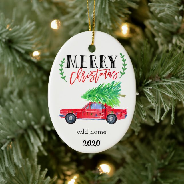 Mustang Christmas Ornament (Tree)