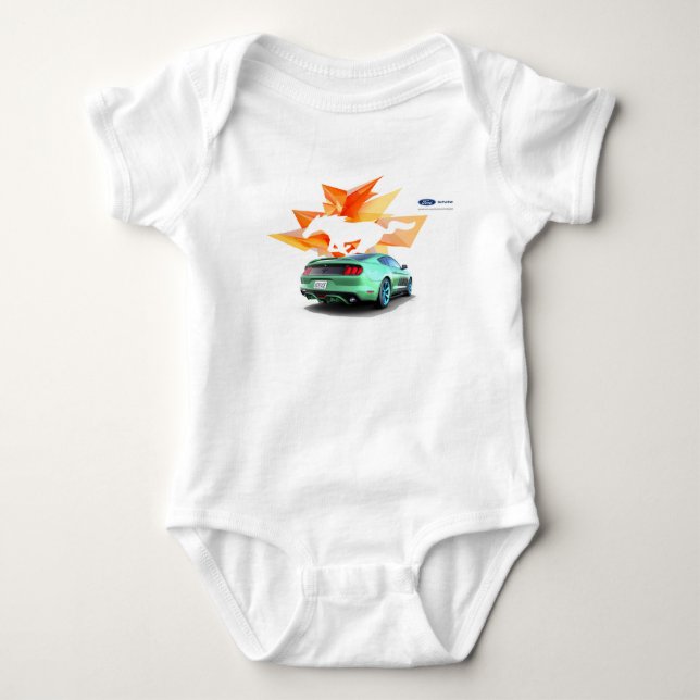 Mustang Customizer Baby Bodysuit (Front)
