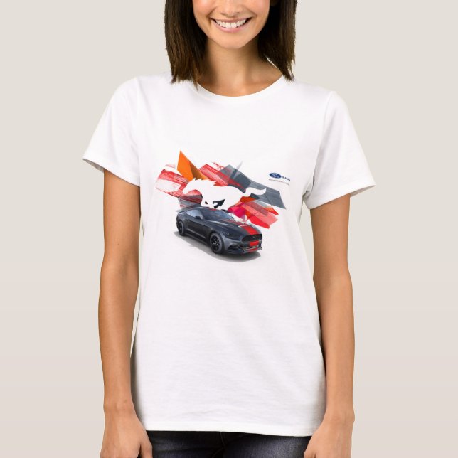 Mustang Customizer Women's Basic T-Shirt (Front)