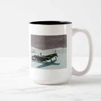 Mustang Design Two-Tone Coffee Mug