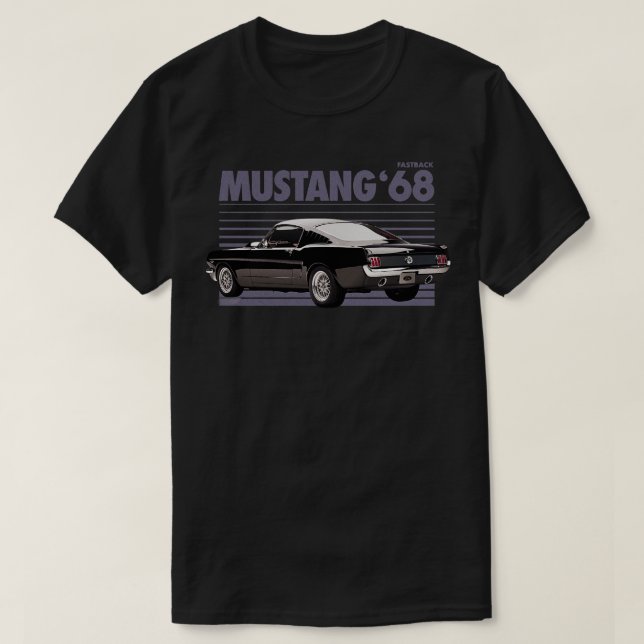 MUSTANG FASTBACK T-Shirt (Design Front)
