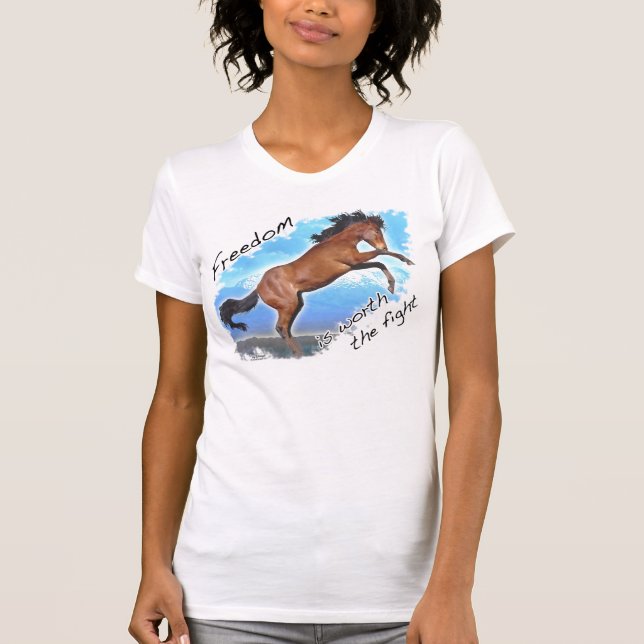 Mustang Fight for Freedom T-Shirt (Front)