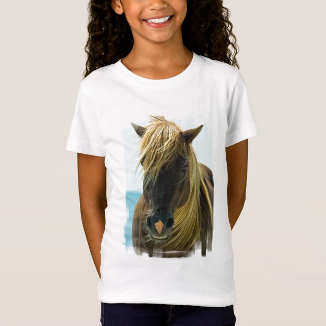 Mustang Girl's T-Shirt (Front)
