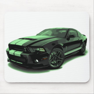 Mustang GT 500 Green Mouse Mat