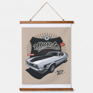 Mustang  hanging tapestry