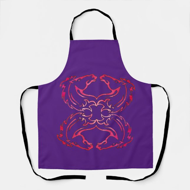 Mustang Horse Apron Pinny (Front)