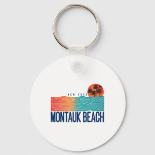 Mustang Island State Park Texas Men Surfing Women Key Ring