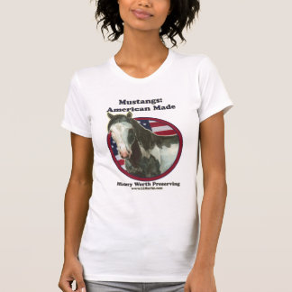 Mustang Made in America Woman's Fitted Tank SAF