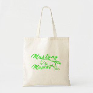 Mustang Mamas Green Tote
