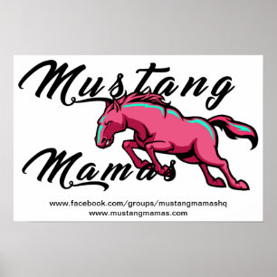 Mustang Mamas Poster