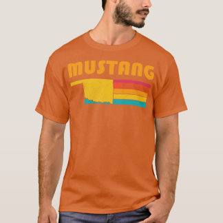 Mustang Oklahoma Vintage Distressed Souvenir T-Shirt