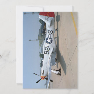 Mustang P-51D Aircraft - flat card