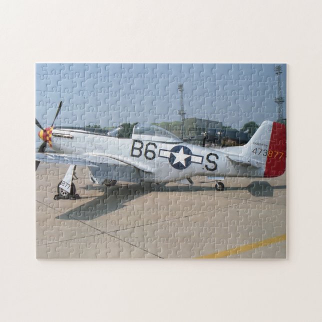 Mustang P-51D Aircraft Jigsaw Puzzle (Horizontal)