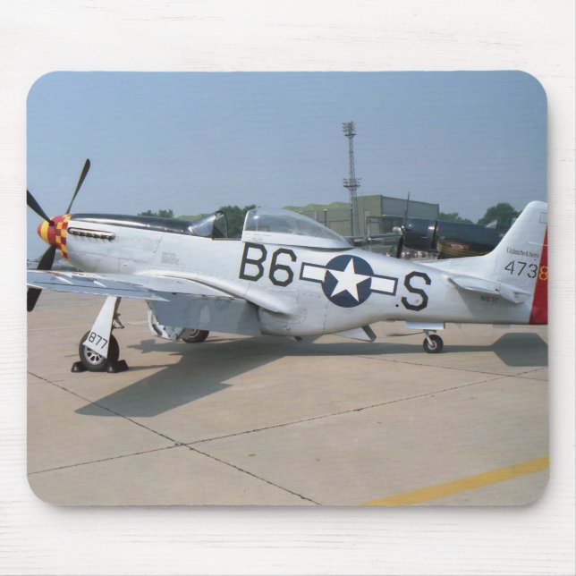 Mustang P-51D Aircraft Mouse Mat (Front)