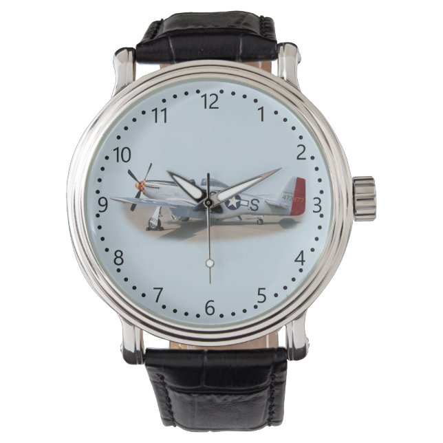 Mustang P-51D Aircraft Watch (Front)