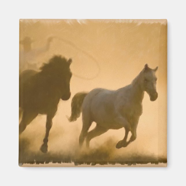Mustang Roundup Magnet (Front)