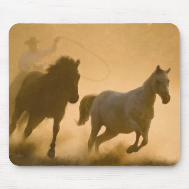 Mustang Roundup Mouse Mat (Front)