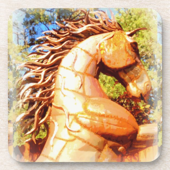 mustang stallion coaster (Front)