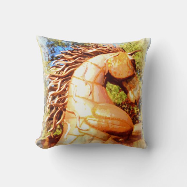 mustang stallion cushion (Front)