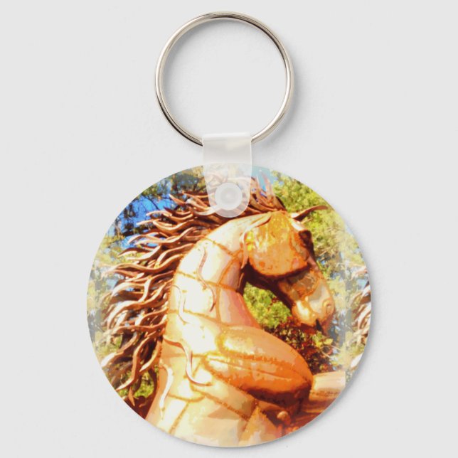 mustang stallion key ring (Front)