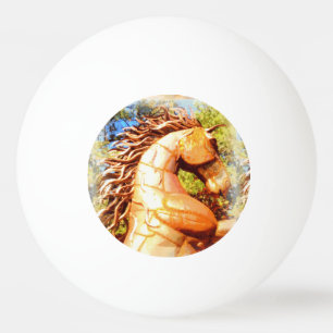 mustang stallion ping pong ball