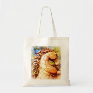 mustang stallion tote bag