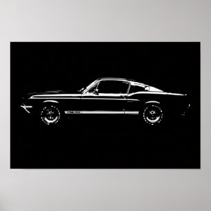 Mustang to car poster