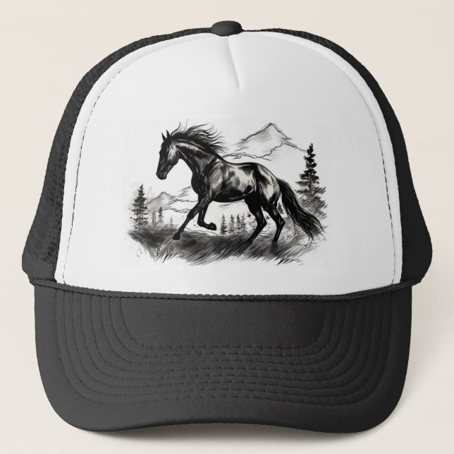 MUSTANG TRUCKER HAT (Front)