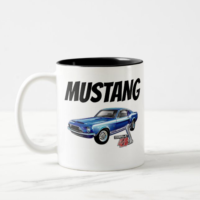 Mustang  Two-Tone coffee mug (Left)