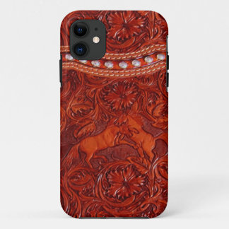 mustang western leather iphone 5 case