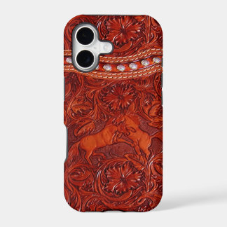 mustang western leather iphone 5 case